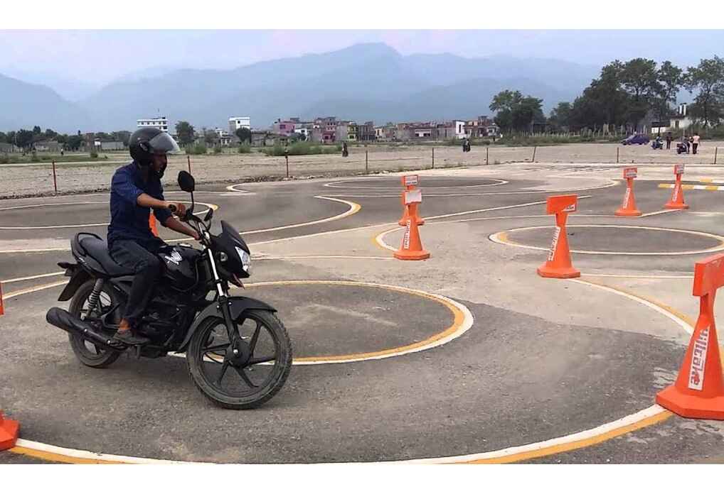 Trial for driving license in Nepal
