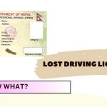 lost driving license in Nepal